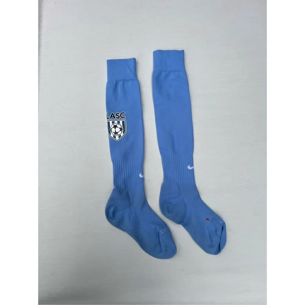 NIKE Classic Cushioned Knee High Soccer Socks Lt. Blue -  L